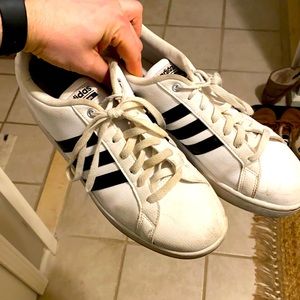 Adidas white shoes